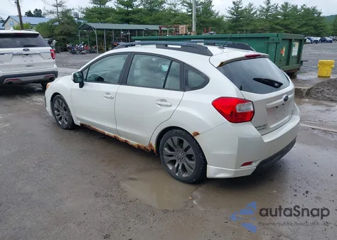 2012 Subaru Impreza 2.0I Sport Premium from USA, damaged, VIN JF1GPAL65CH222464